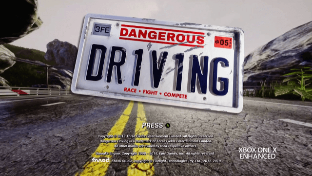 Dangerous Driving screenshot 3 for Playstation 4